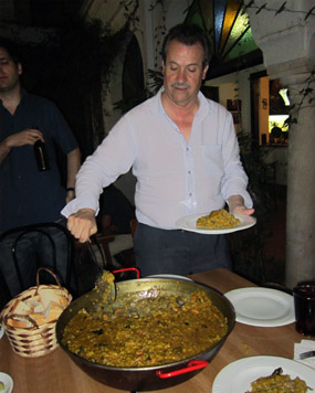 Carlos Guacho and Cordobesian rice (dinner) 